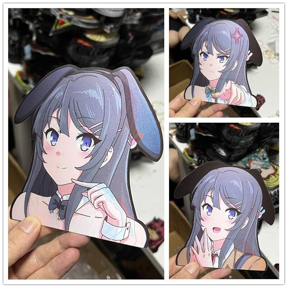 桜島麻衣　バレンタインデーステッカー Amazon.co.jp: 桜島麻衣 車に貼る 3Dグランデーショ ステッカー